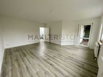 **Großzügige und moderne 3-Zimmer-Wohnung mit 45 m² Garten & Stellplatz**
