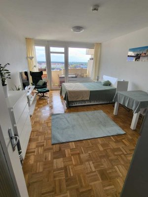 Provisionsfrei! Gemütliches 1-Zi. Apartment / Wohnung (möbliert) mit Zugang zum Pool und zur Sauna