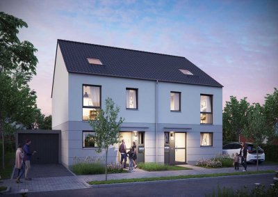 Doppelhaus 129m² Wohnfläche 5 Zimmer Haus mit Südausrichtung