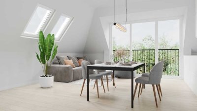Neubau Dachgeschosswohnung mit Klimannalge, Balkon und Aufzug
