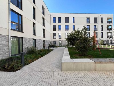 Neubau: Moderne Balkon-Wohnung mit Einbauküche in Mainz-Weisenau