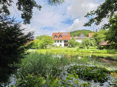 Urlaubsgefühle Zuhause - Landhausidyll mit Gartenparadies und Privatsee!