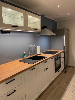 2-Zimmer-Wohnung für 1 Person Bad u. Einbauküche NEU in Borchen