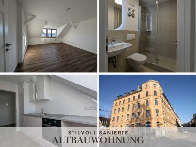 Erstbezug am Kaßberg: Hochwertig sanierte Altbauwohnung mit Einbauküche & Aufzug!