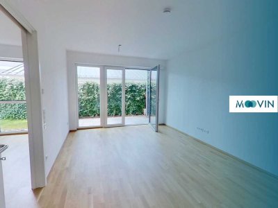 MIT TERRASSE, EINBAUKÜCHE & EBENERDIGER DUSCHE - helle & gemütliche 2-Zimmer-Wohnung