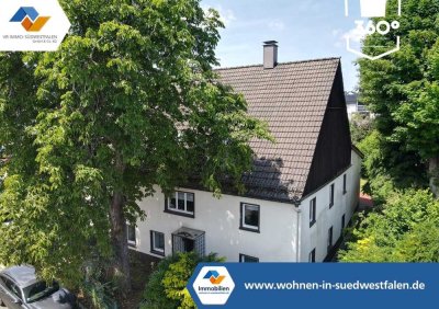 VR IMMO: Historische Doppelhaushälfte mit Werkstatt