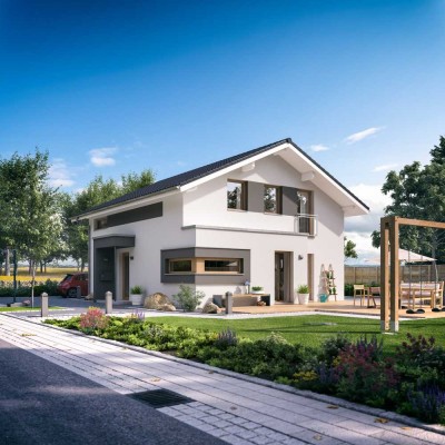 Bauen Sie jetzt mit uns Ihr Traumhaus. 156 m² + 6 Zimmer.