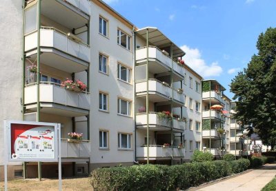 3-Raum-Wohnung im Grünen mit Balkon