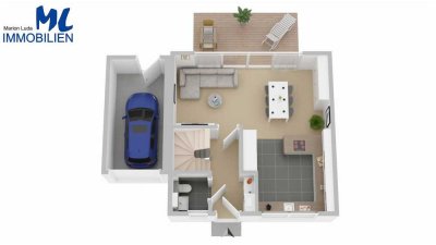 Design trifft Wohnkomfort! Neubau-Doppelhaushälfte im Eschenpark