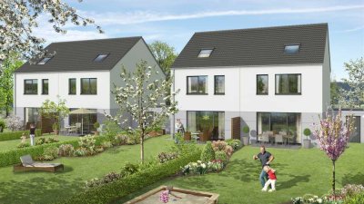 Exklusive Doppelhaushälfte mit Garage