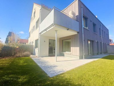 Exklusive Gartenwohnung mit zwei Hobbyräumen und großem Garten!