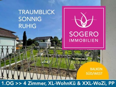RUHIG, SONNIG, GROSS - 4 Zi., Balkon, PP - VIDEO!