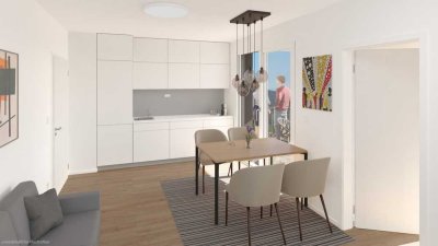 *Neubau*  kleine 2-Zi.-Whg. im 2. OG