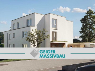 Idyllisch und ruhig Wohnen mit Fernblick, Südbalkon, Tageslichtbad & Gäste-WC - KfW Effzienzhaus 55!