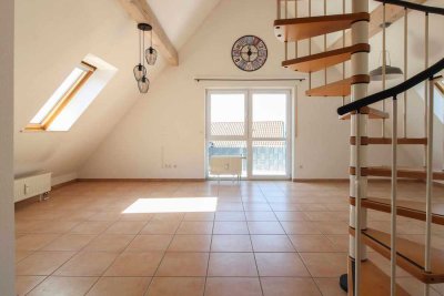 Sofort wohlfühlen: 3-Zi.-Maisonette mit zwei Balkonen in Schwieberdingen
