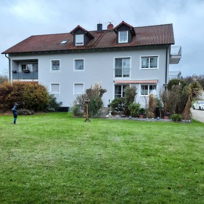 Wohnung mit Balkon (1. OG, Glasfaser) mit Gartenanteil