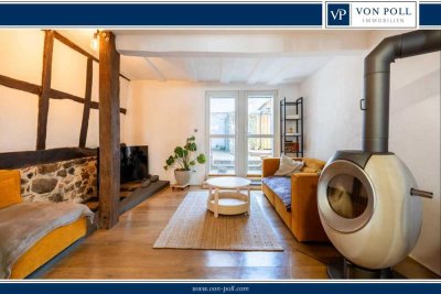 Modernisiertes Fachwerkhaus mit Innenhof in zentraler Lage