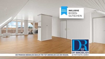 Großzügige und zentrale DG-Wohnung mit Blick über Manching