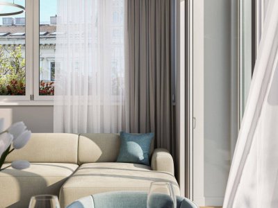 THE ARIK - Aufblühen auf der Parkseite – 2 Zimmer mit Balkon