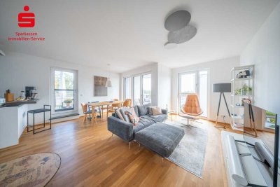 Moderne 3-Zimmer-Wohnung mit Dachterrasse & hochwertiger Ausstattung im Steinpark