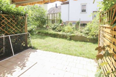 3-Zi.-Terrassenwohnung mit Südgarten, Garage & zentraler Citylage – sofort einziehen oder vermieten