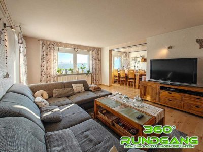 4-Zimmer Wohnung mit beeindruckender Aussicht und einem Tiefgaragenstellplatz