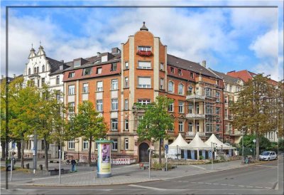 Sonnige 3-ZKB Wohnung in bekanntem Jugendstilhaus, KS-Vorderer Westen