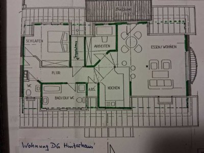 Schöne 3 Z.-Wohnung in Ettlingen-Spessart