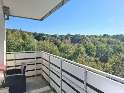 Attraktive ETW mit Balkon und tollem Ausblick ins Grüne, in guter Lage in Herdecke Mitte