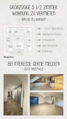 Ansprechende und neuwertige 5-Zimmer-Dachgeschosswohnung in Ellwangen