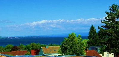 Sonnenbalkon mit See- und Alpenblick – 4,5-Zimmer-Wohnung in Toplage von Allmannsdorf/Staad