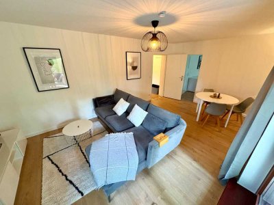 möblierte 3 Zimmer Wohnung mit Terrasse in Hamburg-Stellingen