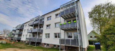 Per Rad ins Zentrum von Greifswald: 2-Raum-Wohnung mit Balkon in Wackerow