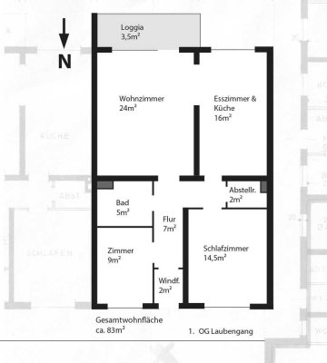 Nahe TH OWL, großzügige 3-Zimmer-Wohnung in Lemgo