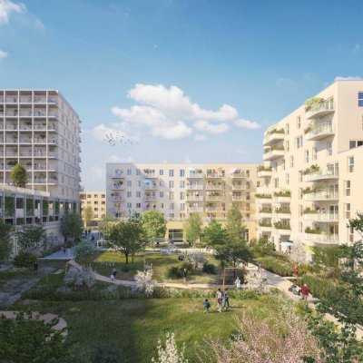 # NEUBAUWOHNUNG mit Garten &amp; Terrasse im 4. Obergeschoss - Nähe U2 am Hausfeld # (6.20)