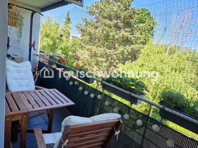 Tauschwohnung: 3-Zimmer 88 qm mit Balkon gegen kleiner mit Terrasse/ Garten
