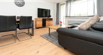 Vollmöblierte 3.Zi.-Wohnung mit Balkon in Duisburg