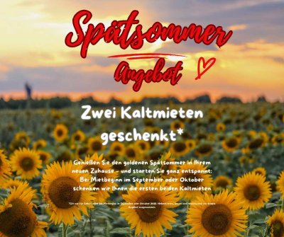 Wohlfühlen im Grünen - Charmante Wohnung für Singles oder junge Paare!