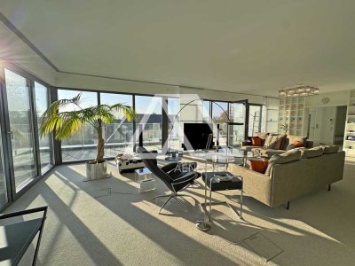 Ein Juwel in der Stadt: Spektakuläres Penthouse mit Skyline-Blick am Grafenberger Wald
