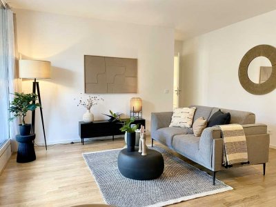 Einblick ins neue Wohngefühl – stilvolle 2-Zimmer-Wohnung mit Balkon und Duschbad