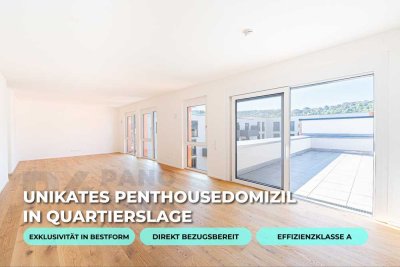 UNIKATES PENTHOUSEDOMIZIL IN QUARTIERSLAGE - Exklusivität in Bestform.