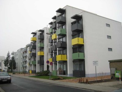 Für Senioren, betreutes Wohnen, 1 Zimmerwohung mit bodengleicher Dusche und Balkon