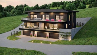 Blick auf den Irrsee! Ordentliche 3 Zimmer Wohnung mit großem Garten und Südbalkon