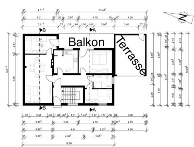 Gepflegte Wohnung mit vier Zimmern, Balkon und Terrasse in Mülheim-Kärlich