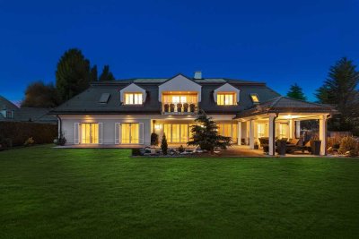 Imposante Villa mit zauberhaften Garten nahe dem Isarhochufer