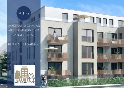 top-moderner Klassiker : drei Zimmer mit Balkon