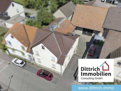 Grundstück mit einem 2-Familienhaus, Scheune und vielseitigem Potenzial