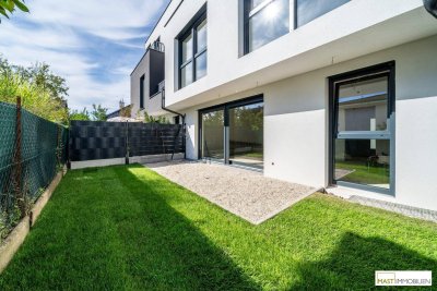 4 Etagen Wohnkomfort! Attraktives Reihenhaus mit Garten, 2 Terrassen &amp; traumhaftem Ausblick – in ruhiger Lage im 22. Bezirk