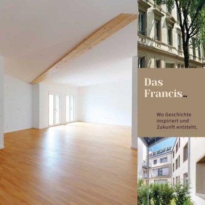 Das Francis: Exklusive Studio-Wohnung mit viel Raum für Ihre Ideen in der Weststadt