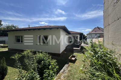 Bungalow mit Garage und Garten – ruhig, sonnig, leerstehend